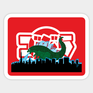 King of the Monsters Sticker